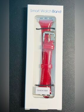 Red Smart Watch Band fits 38/40/41 MM